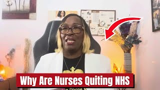 Whats Driving UK NURSES to ABANDON Their BAND 8 JOBS Like Becca Bae [upl. by Aronal]