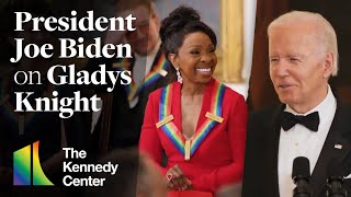 President Joe Biden on Gladys Knight  45th Kennedy Center Honors White House Reception [upl. by Abey]