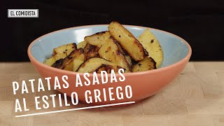 Patatas al horno con limón y orégano  EL COMIDISTA [upl. by Oiralih]