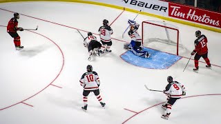 Highlights from Canada Red vs Canada White at the 2023 World Under17 Hockey Challenge [upl. by Milena]