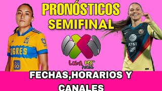 SEMIFINAL LIGA MX FEMENIL CLUSURA 2024 FECHAS HORARIOS Y CANALES [upl. by Sadinoel]