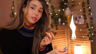 ASMR  Receptionist  Cozy Massage Fire Cupping 🔥🔥🔥 keyboard lotion rain soft spoken [upl. by Eldreda]