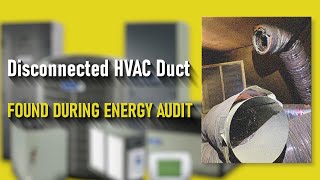 Disconnected HVAC Duct in a Cape Cod Knee Wall [upl. by Lerraf742]