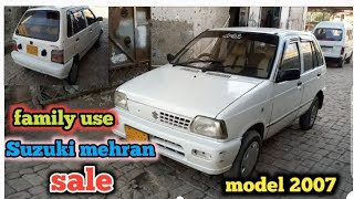 used car Suzuki mehran for sale model 2007 how good mehran sale 03465101495 sale [upl. by Florry]