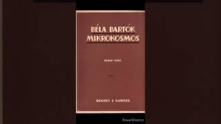 Bartok Mikrokosmos Vol 1 dall 11° al 18° [upl. by Ayahsey241]