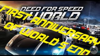 Need for Speed World  FIRST ANNIVERSARY OF WORLDS END [upl. by Ramuk497]