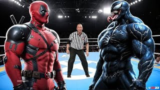 Deadpool vs Venom WWE Live 2K24 [upl. by Kimberlee]