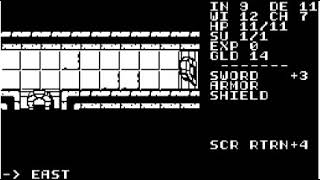 Dungeon Crawl  New game for the TRS80 Color Computer [upl. by Gilbert]