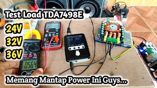 Test Load TDA7498E 2x160W Stereo [upl. by Connett]