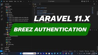 Laravel Authentication  Breeze V11X [upl. by Anatnas]