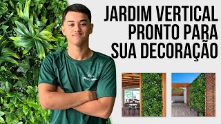 Decore Seu Espaço Com O Nosso Novo Modelo De Jardim Vertical Artificial Luxo Premium Exclusivo [upl. by Garvey]