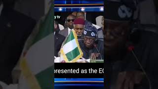 bola Ahmed tinubu presented as ECOWAS charman Nigeria news ikejoytv [upl. by Ellie]