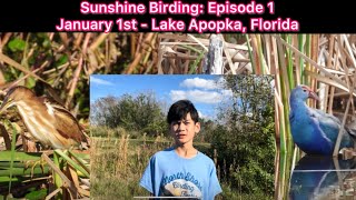 Episode 1 First of Year Birding at Lake Apopka Wildlife Drive in Florida on the quest for 251 [upl. by Ainar431]