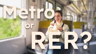 Navigating the Paris Metro vs Paris RER [upl. by Aubreir]