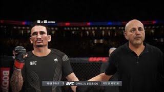 Holloway vs Volkanovski Big Finish ufc combatsport ps4 [upl. by Acinyt]