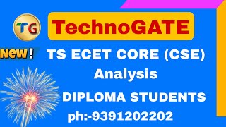 TS ECET Computer science Syllabus Analysis [upl. by Laoj]