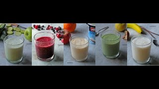 5 Frullati Detox per tutta la settimana [upl. by Ainod]