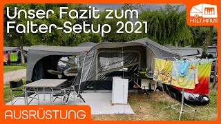 Fazit zum Faltcaravan amp Camping Setup 2021 [upl. by Annek]