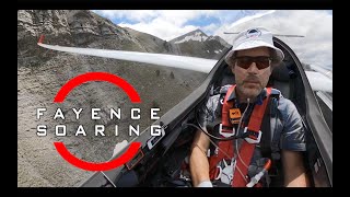 Glider pilot flies low in the French Alps [upl. by Daas215]