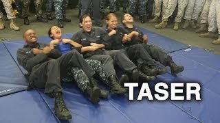 US Marines and Sailors Taser Training [upl. by Rosabelle]