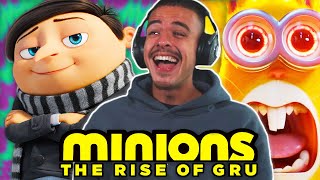 FIRST TIME WATCHING Minions Rise of Gru [upl. by Adirf]