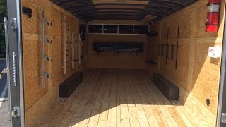 Sure Trac 85x20 Ultimate Landscaping Enclosed Cargo Trailer Brickman Landscape Pro STRLP [upl. by Amilah289]