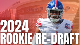 2024 Rookie ReDraft SF Dynasty Values Dynasty Trades BuysSells  Dynasty Fantasy Football 2024 [upl. by Ainotahs9]