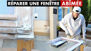 Réparer Une Fenêtre En Bois Peinte Abîmée [upl. by Orabel]