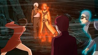 NARUTO VS KAGES  FULL FIGHT  Naruto fights kages and show them his true power after Kurama´s death [upl. by Ysteb]