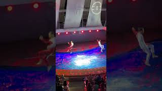 Shorts Royal Caribbean Symphony of the Seas Hiro AquaTheater Slackliners [upl. by Atinehc60]