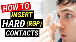 How To Put Hard Contact Lenses In  Doctor Eye Health [upl. by Coleen]