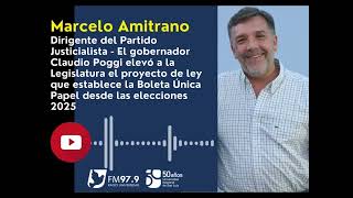 Marcelo Amitrano dirigente del Partido Justicialista de San Luis [upl. by Iahs]