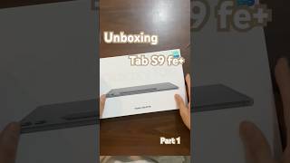 Unboxing Galaxy Tab S9 FE technology samsung tablet [upl. by Enyallij]