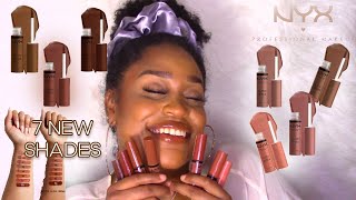 NEW SHADES l NYX Butter Glosses Review  Swatches l NelleDoingThings [upl. by Capriola]