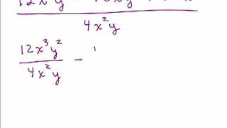 Divide a Polynomial by a Monomial [upl. by Adley]