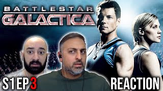 Battlestar Galactica  S1 Ep 3  Bastille Day  REACTION  First Time Watching [upl. by Eerej]