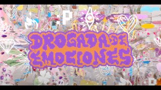 Elsa y Elmar  Drogada de Emociones Lyric Video [upl. by Otrebireh]