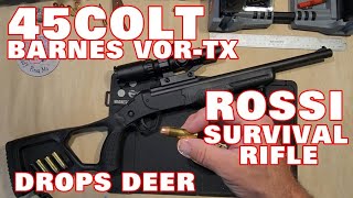 45COLT DROPS WHITETAIL DEER BARNES VORTX [upl. by Eerak353]