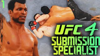 UFC 4 Career Mode EP 1 Submission Specialist on Legendary Difficulty EA UFC 4 Career Mode Gameplay [upl. by Lrat]