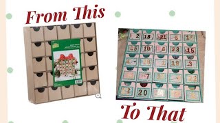 Hobby Lobby Advent Calendar  Process Video [upl. by Etselec]