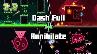 MASHUP Dash Full Song  Annihilate Song  Geometry Dash 22 [upl. by Octavius]