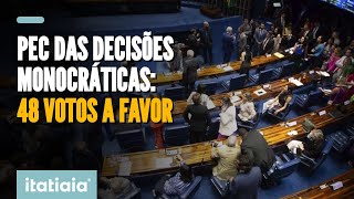 SENADO APROVA REQUERIMENTO QUE ACELERA VOTAÃ‡ÃƒO DA PEC QUE LIMITA DECISÃ•ES MONOCRÃTICAS DO STF [upl. by Guzel]