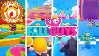 FALL GUYS WORLD RECORDS EVERY MAP [upl. by Aloisia586]