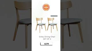 Chic Dining Chairs Set of 2 – Only 26999 Perfect for Any Dining Room [upl. by Lash]