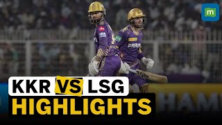 IPL Match 28 Highlights  Kolkata Knight Riders Beat Lucknow Supergiants by 8 Wickets  KKR vs LSG [upl. by Khai]