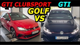 7 GTI CLUBSPORT vs 75 GTI VW GOLF ChipTuning Comparision GREGOR10 Dashboard Acceleration TEST [upl. by Potts]