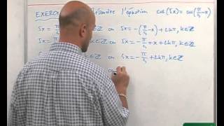 45 Trigonométrie  résolution déquations trigonométriques élémentaires [upl. by Ferguson]