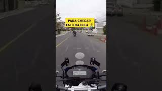 Para chegar em Ilha Bela 🏝️ motorcycle viajemdemoto motovlog [upl. by Innek865]