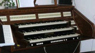 Cesar Franck Fantaisie Op16 deel 2 op Eminent dcs 400 orgel [upl. by Ahsihat]