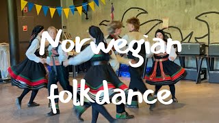 Hallingdansen  Traditional Norwegian Folk dance [upl. by Nahrut]